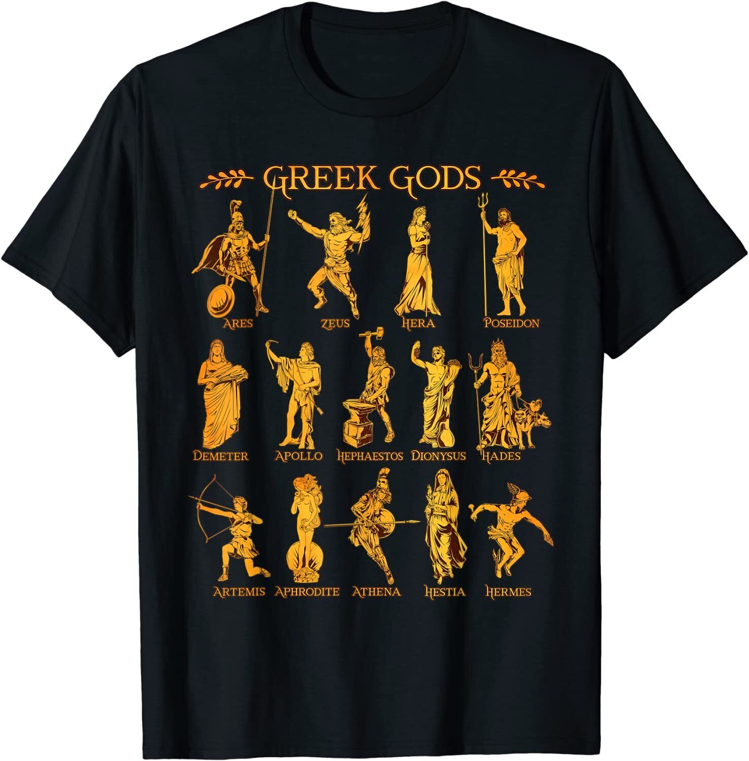 Crossfit Mayhem - Greek Mythology Greek Gods T-Shirt 100%