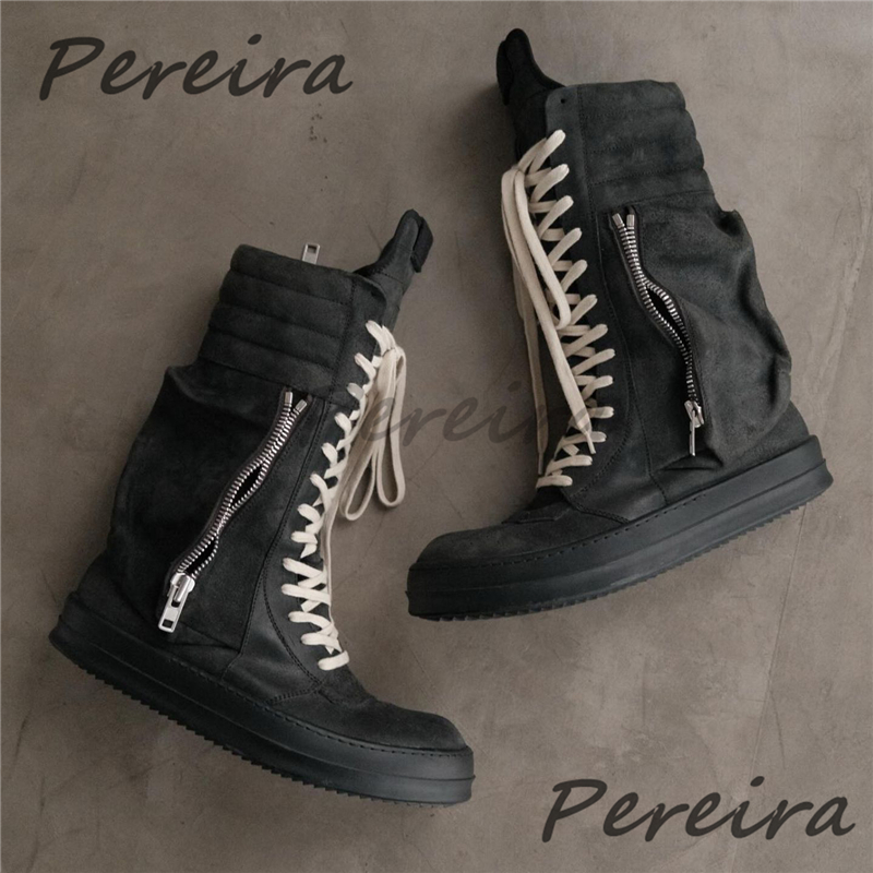 Black Suede Flat High Top Snea - Crossfit Male recension och pris