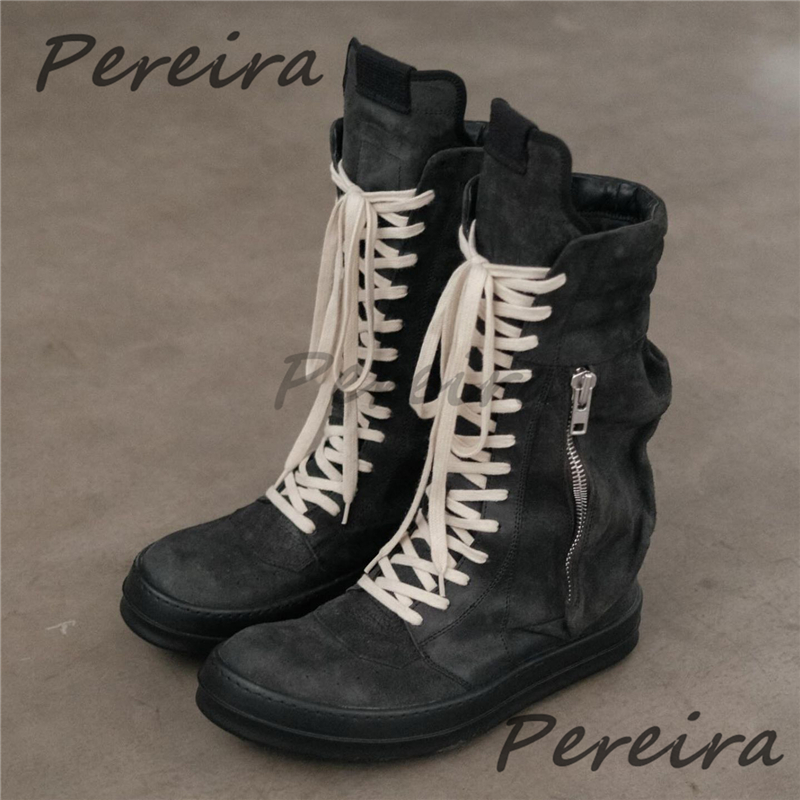 Black Suede Flat High Top Snea - Crossfit Male recension och pris