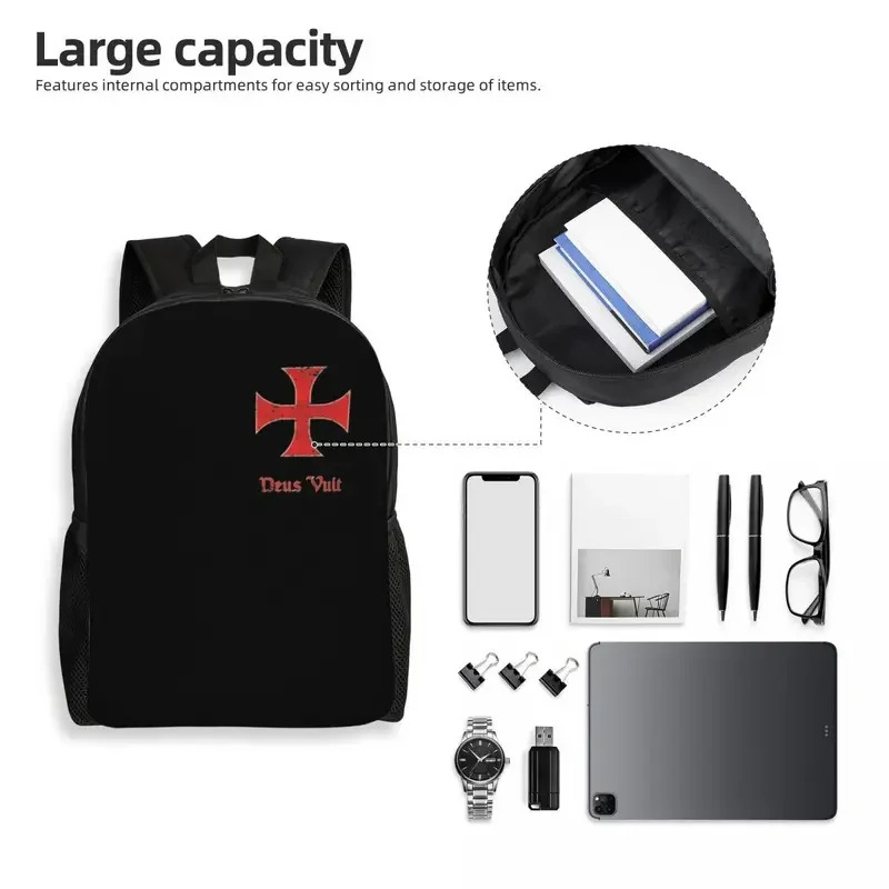 Templar Deus Vult Backpack For - Crossfit Youtube recension och pris