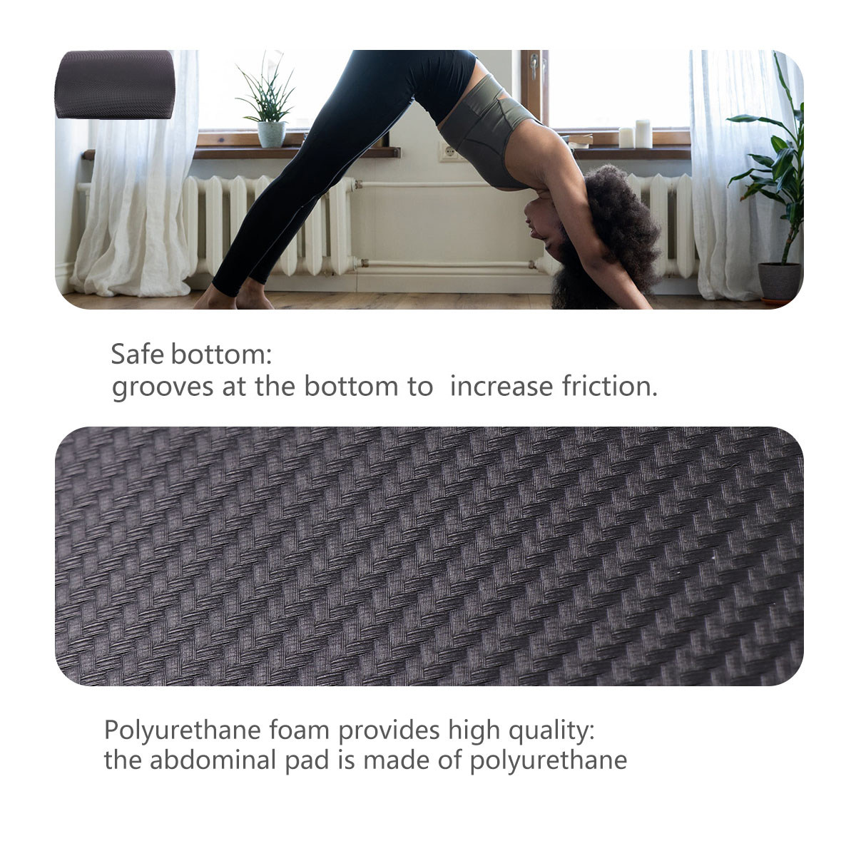 1Pcs Abdominal Exercise Pad Fo - Ab Mat Crunch recension och pris