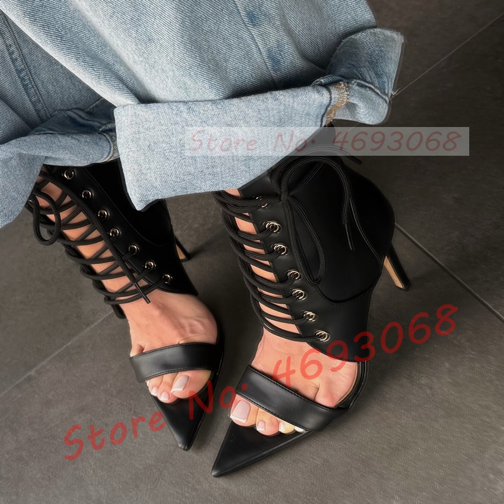 Sexy Pointy Toe Cross Tied Hig - Crossfit Lady recension och pris
