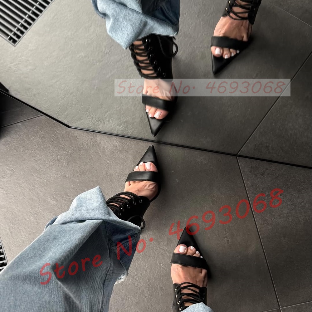 Sexy Pointy Toe Cross Tied Hig - Crossfit Lady recension och pris
