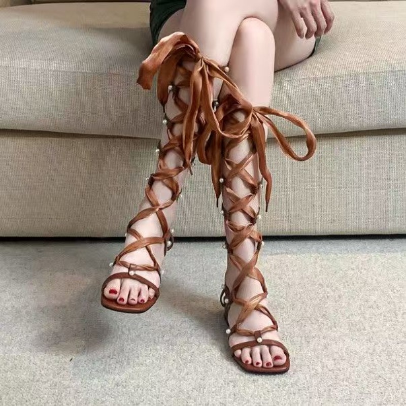 Real Leather Roman Sandals Wom - Crossfit Youtube recension och pris