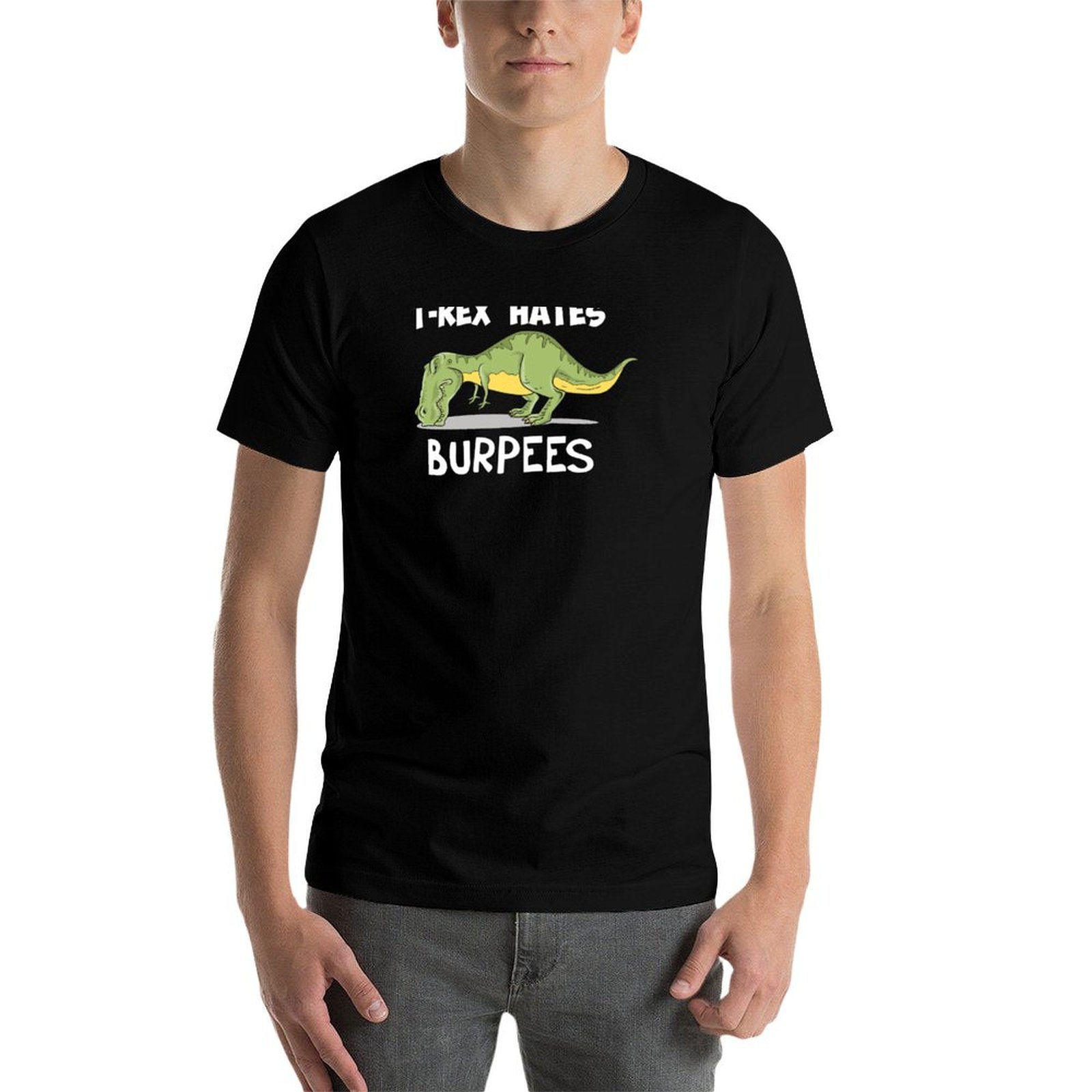 T-Rex Hates Burpees T-Shirt Su - Crossfit Mayhem recension och pris